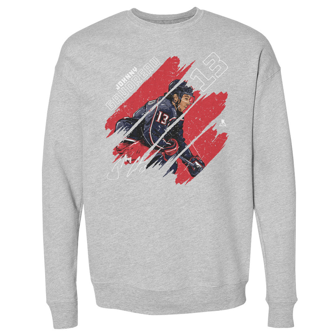 Johnny Gaudreau Men&#39;s Crewneck Sweatshirt | 500 LEVEL