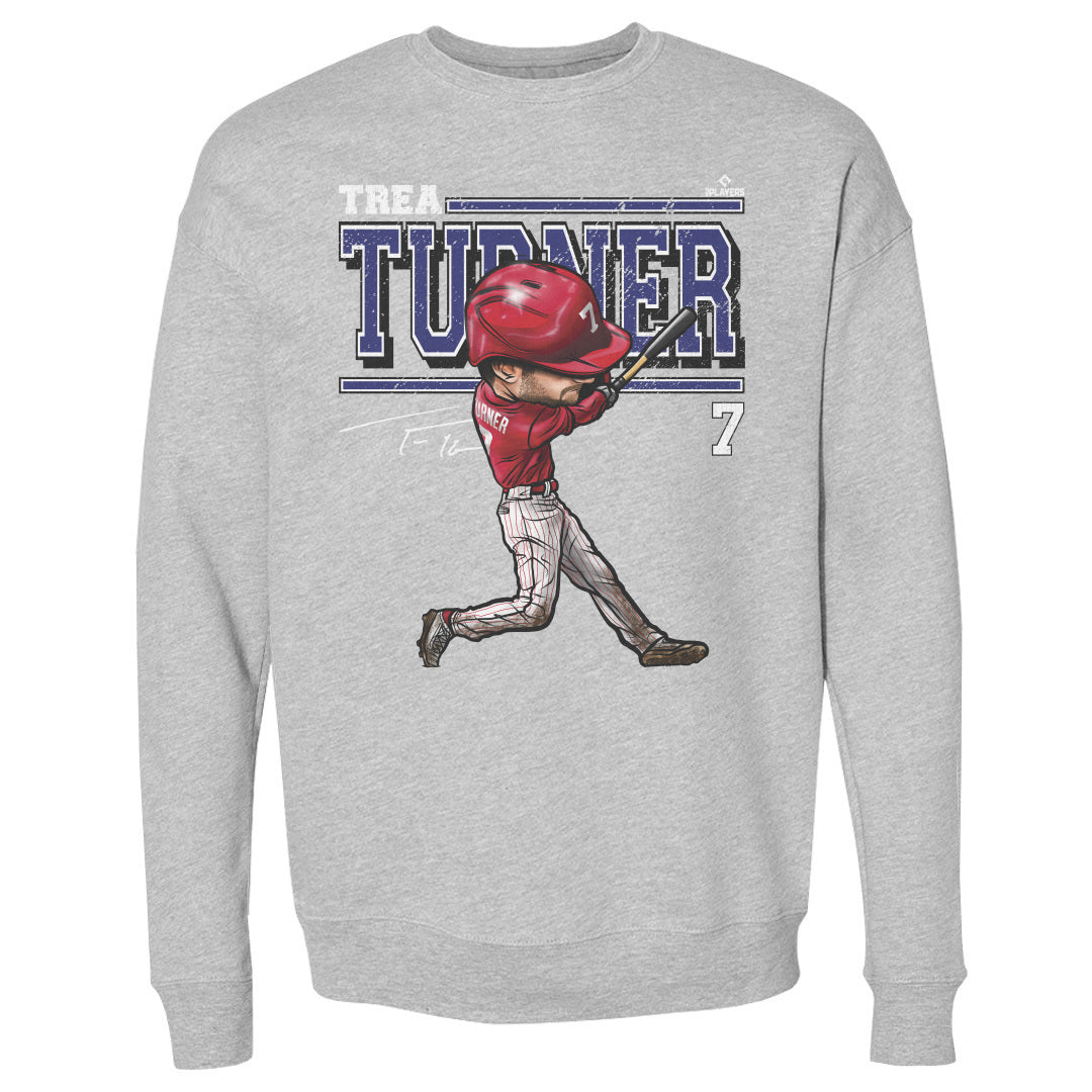 Trea Turner Men&#39;s Crewneck Sweatshirt | 500 LEVEL