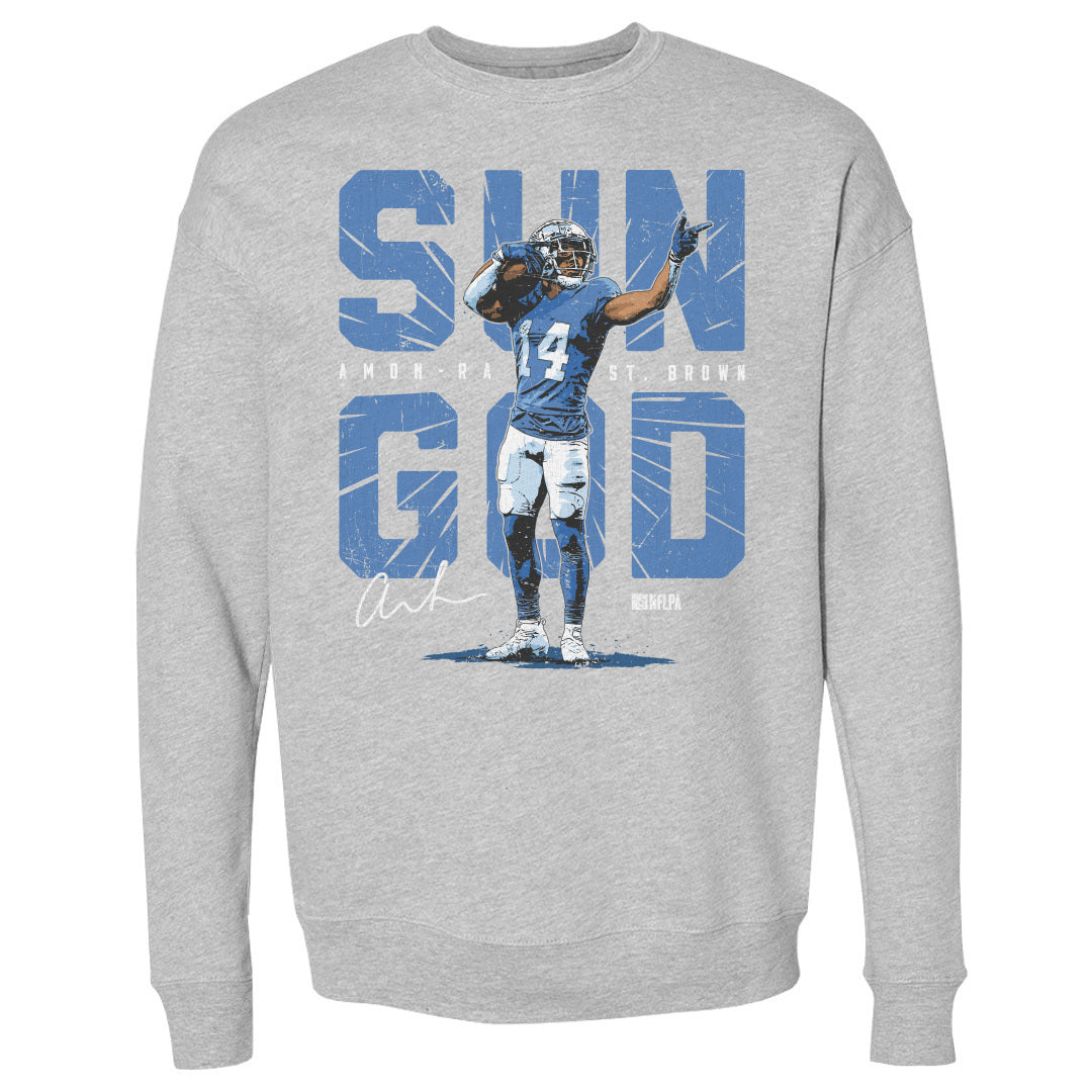 Amon-Ra St. Brown Men&#39;s Crewneck Sweatshirt | 500 LEVEL