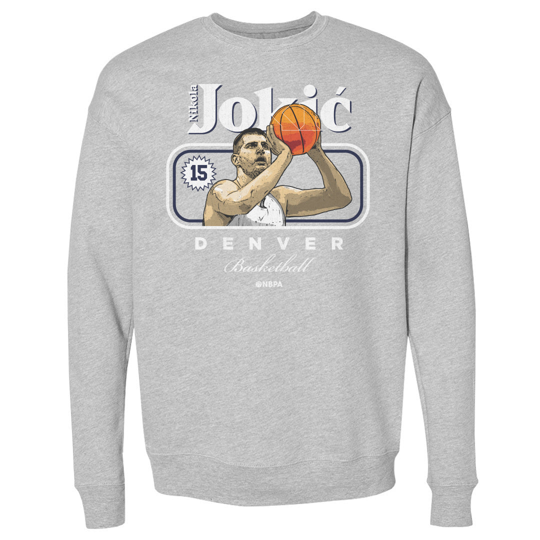 Nikola Jokic Men&#39;s Crewneck Sweatshirt | 500 LEVEL