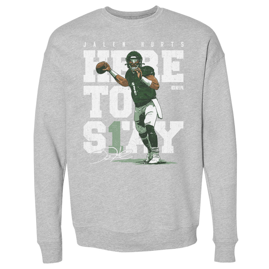 Jalen Hurts Men&#39;s Crewneck Sweatshirt | 500 LEVEL