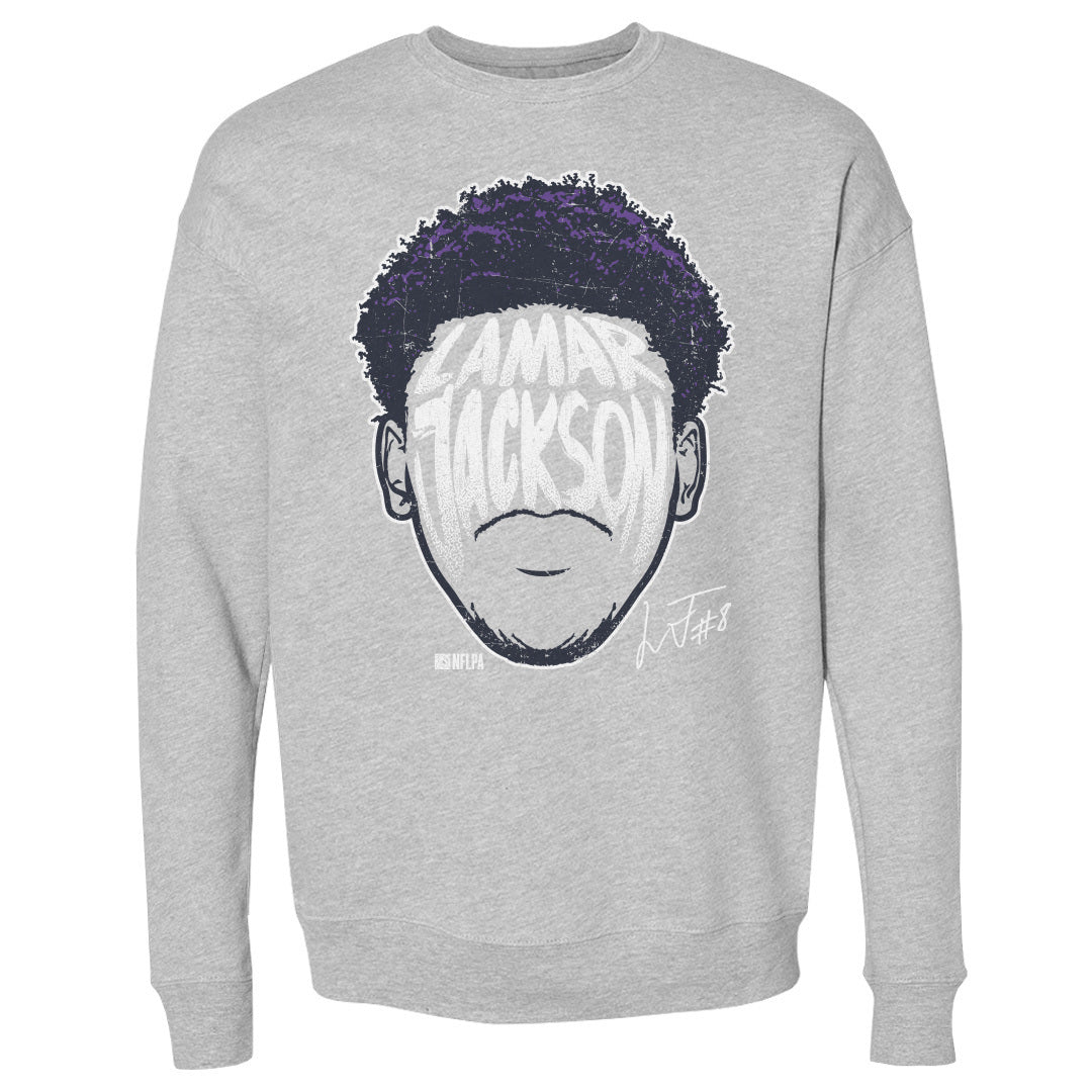 Lamar Jackson Men&#39;s Crewneck Sweatshirt | 500 LEVEL