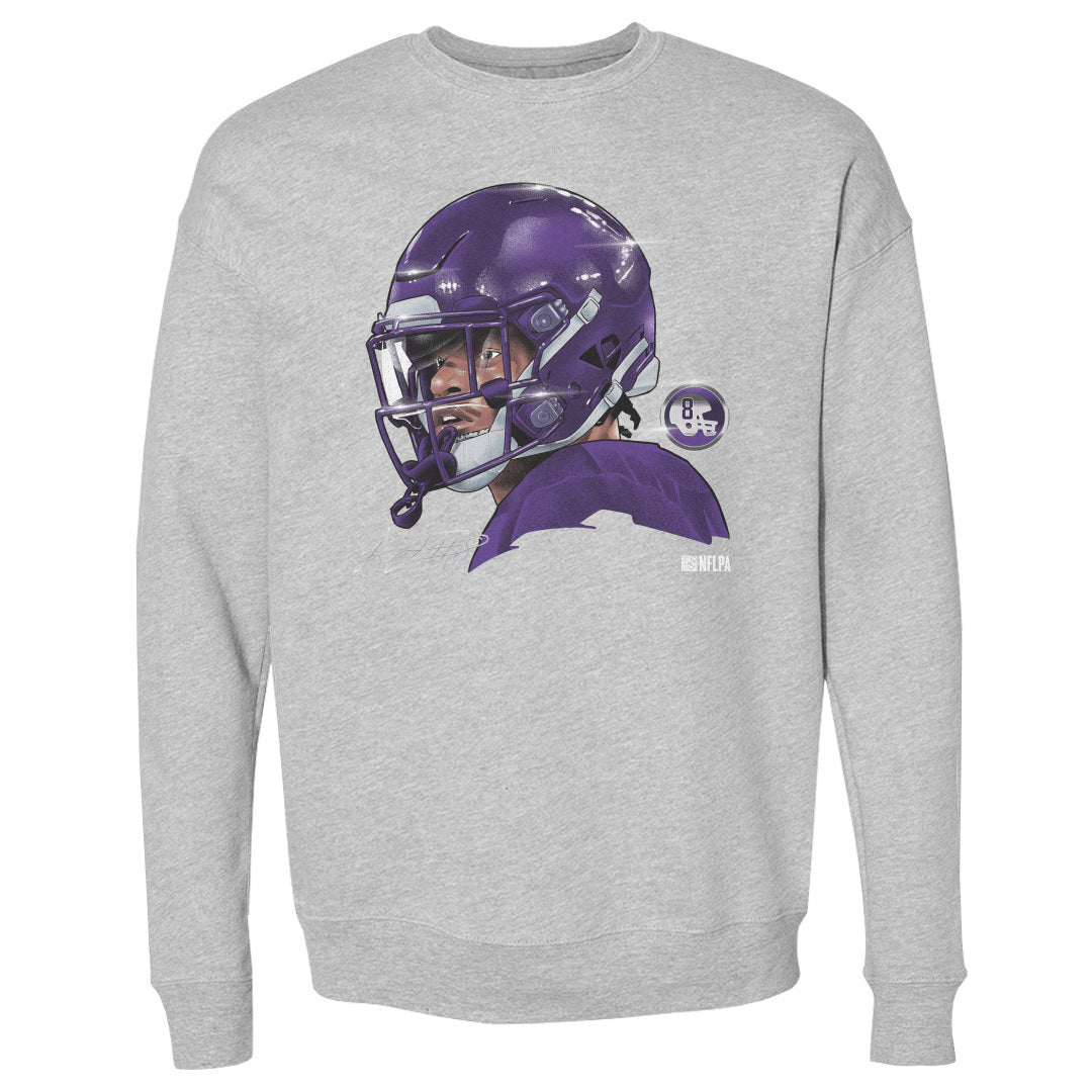 Lamar Jackson Men&#39;s Crewneck Sweatshirt | 500 LEVEL