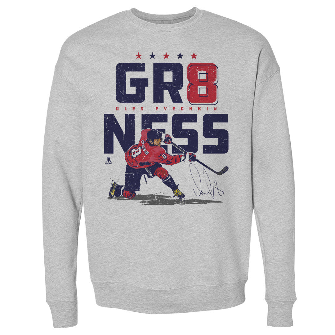 Alex Ovechkin Men&#39;s Crewneck Sweatshirt | 500 LEVEL