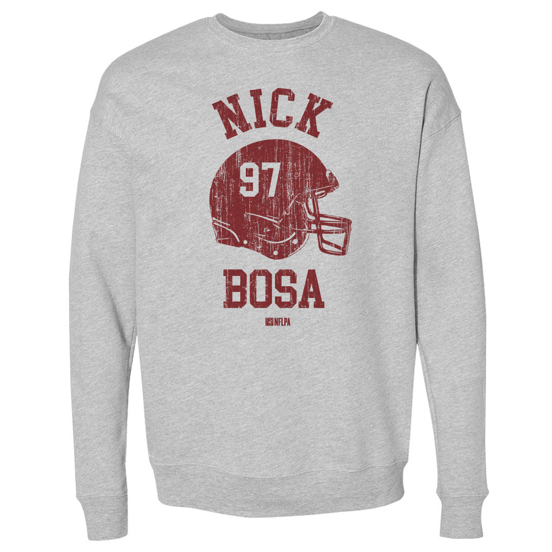 Nick Bosa Men&#39;s Crewneck Sweatshirt | 500 LEVEL