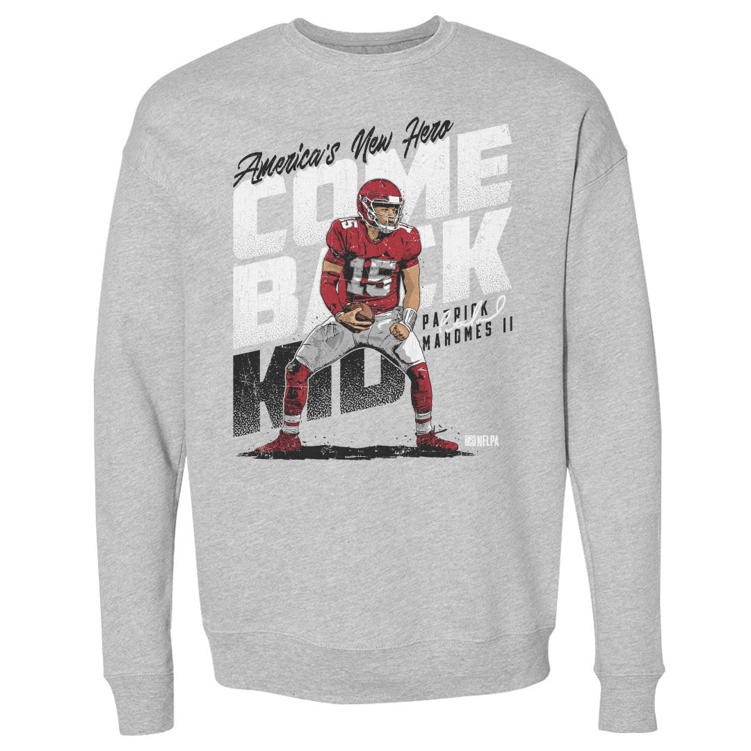 Patrick Mahomes Men&#39;s Crewneck Sweatshirt | 500 LEVEL