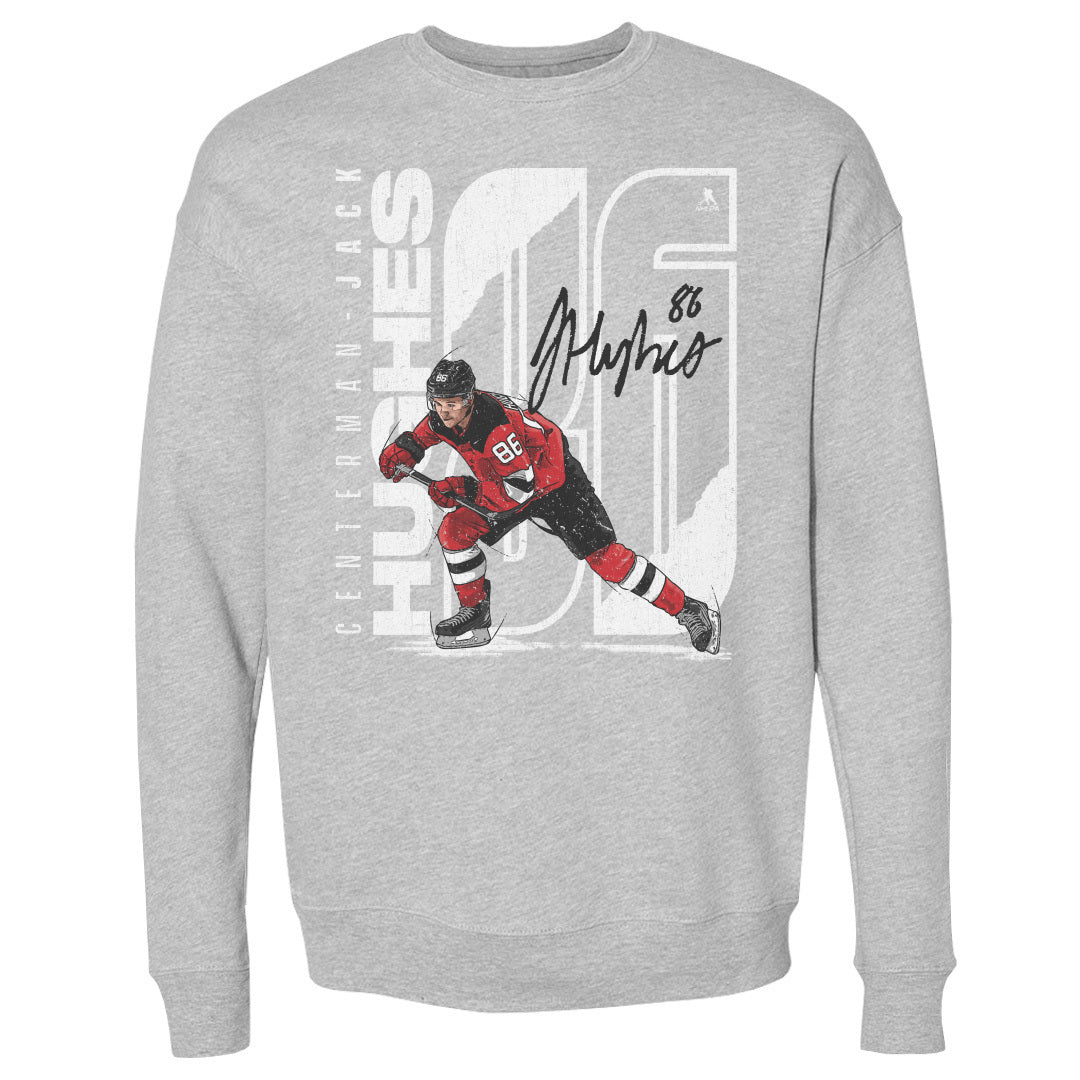 Jack Hughes Men&#39;s Crewneck Sweatshirt | 500 LEVEL