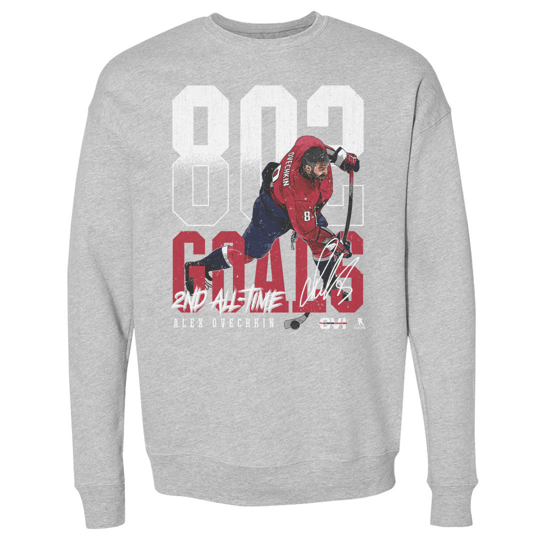 Alex Ovechkin Men&#39;s Crewneck Sweatshirt | 500 LEVEL