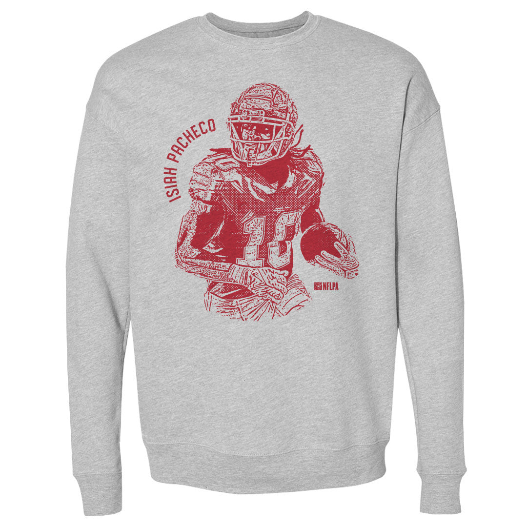 Isiah Pacheco Men&#39;s Crewneck Sweatshirt | 500 LEVEL