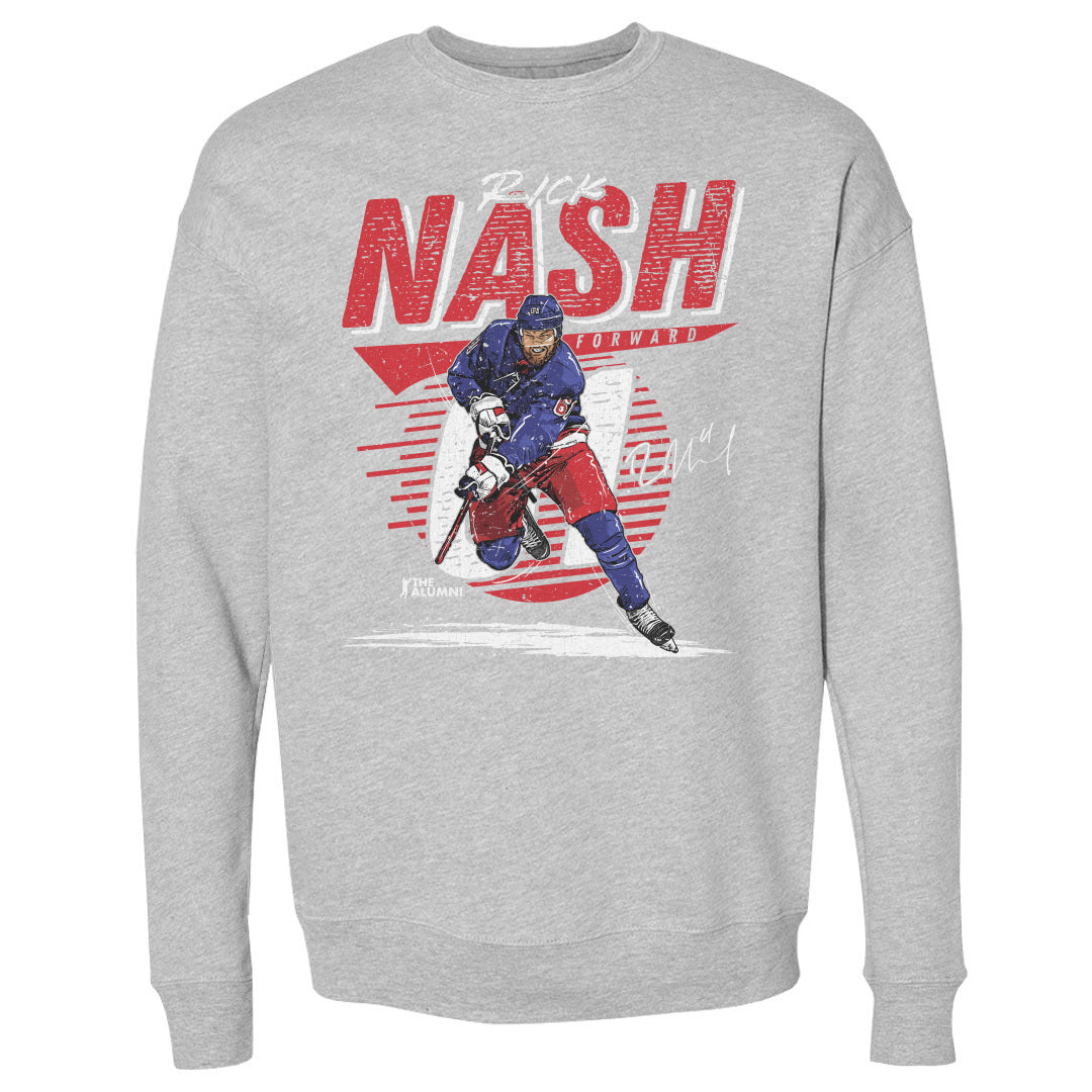 Rick Nash Men&#39;s Crewneck Sweatshirt | 500 LEVEL