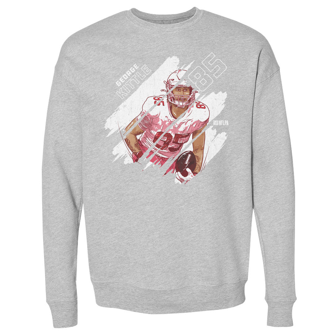 George Kittle Men&#39;s Crewneck Sweatshirt | 500 LEVEL