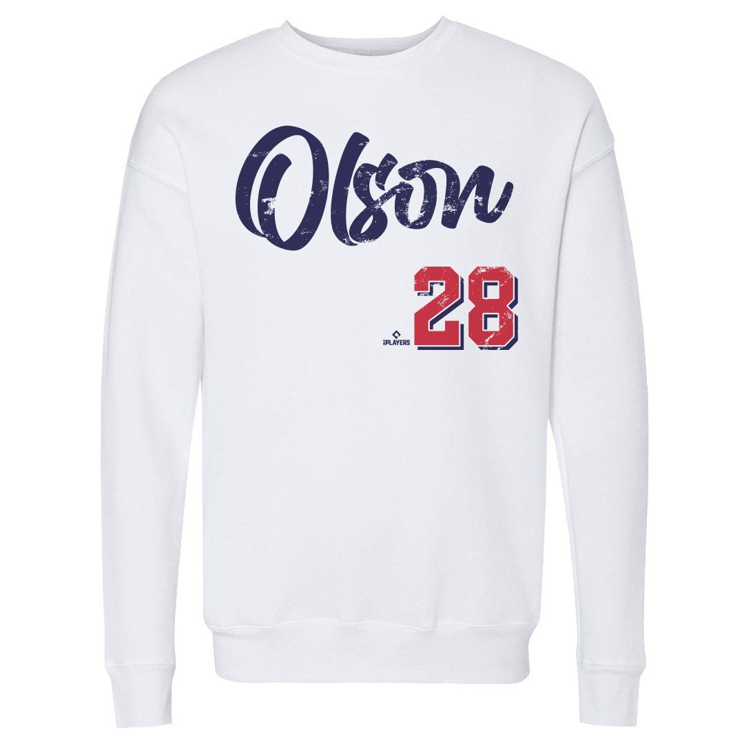 Matt Olson Men&#39;s Crewneck Sweatshirt | 500 LEVEL