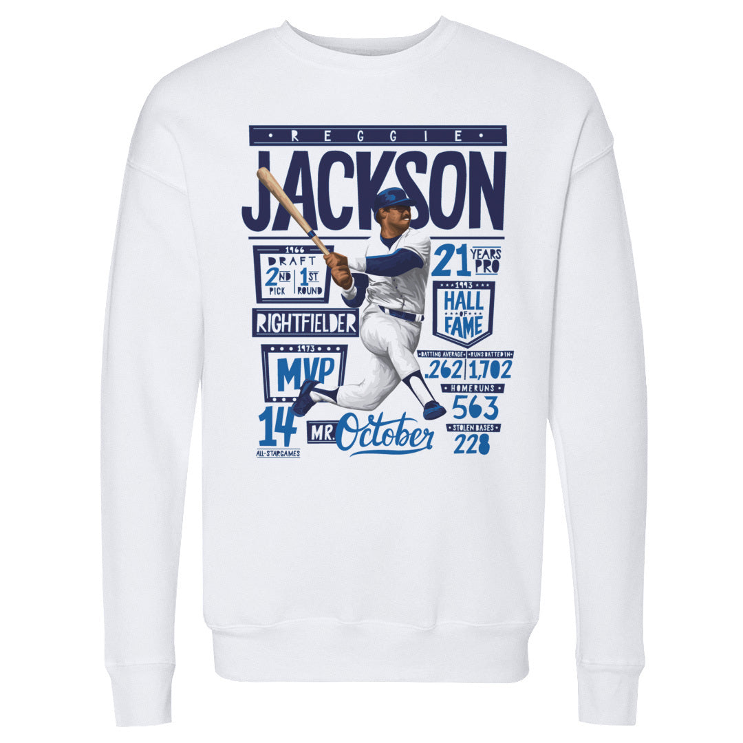 Reggie Jackson Men&#39;s Crewneck Sweatshirt | 500 LEVEL