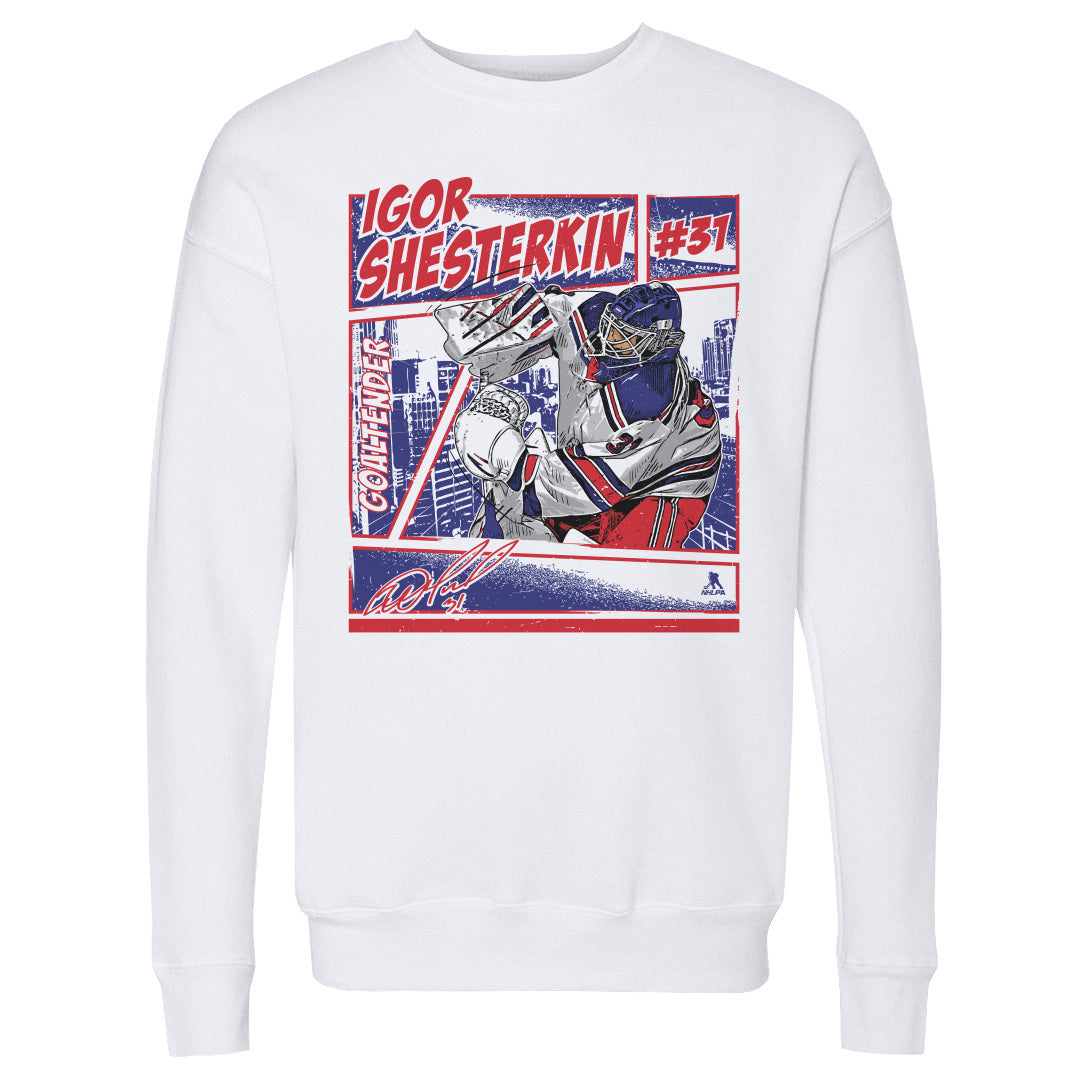 Igor Shesterkin Men&#39;s Crewneck Sweatshirt | 500 LEVEL