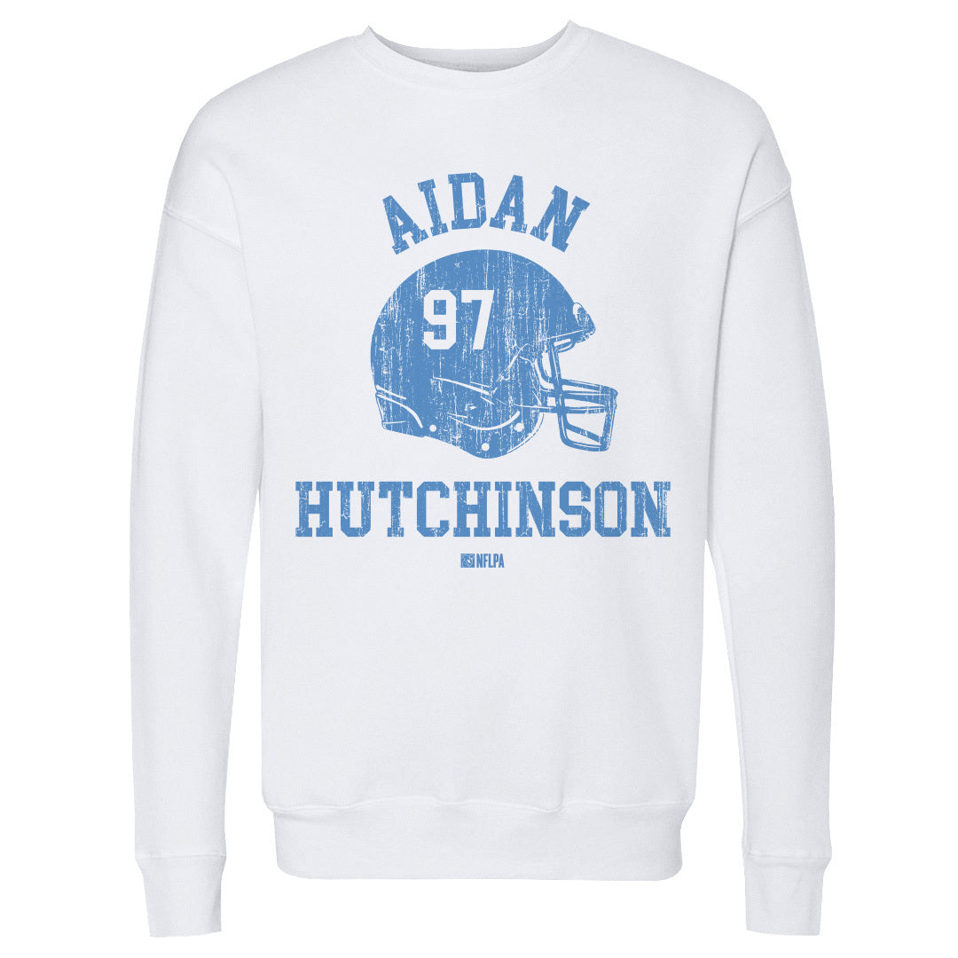 Aidan Hutchinson Men&#39;s Crewneck Sweatshirt | 500 LEVEL