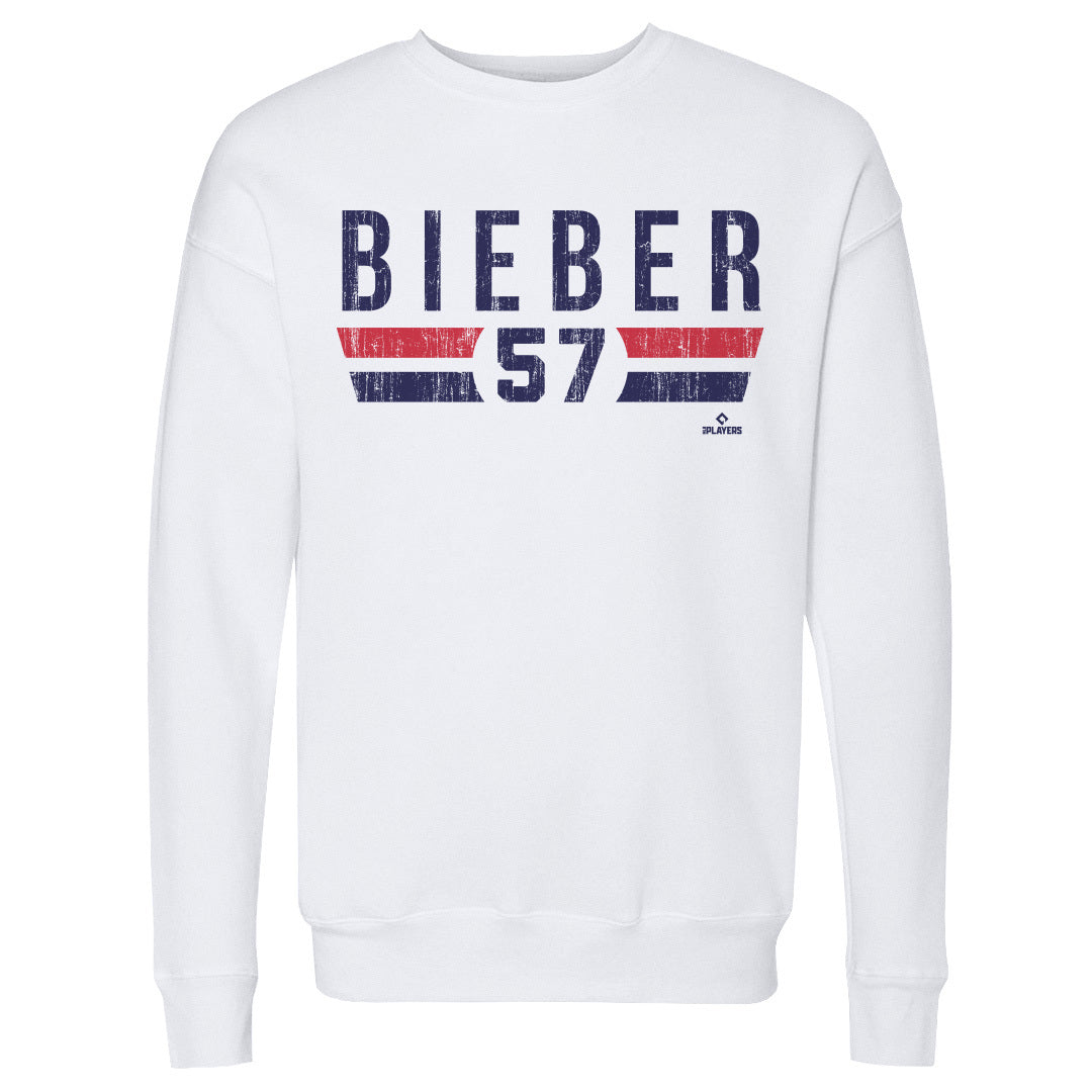 Shane Bieber Men&#39;s Crewneck Sweatshirt | 500 LEVEL