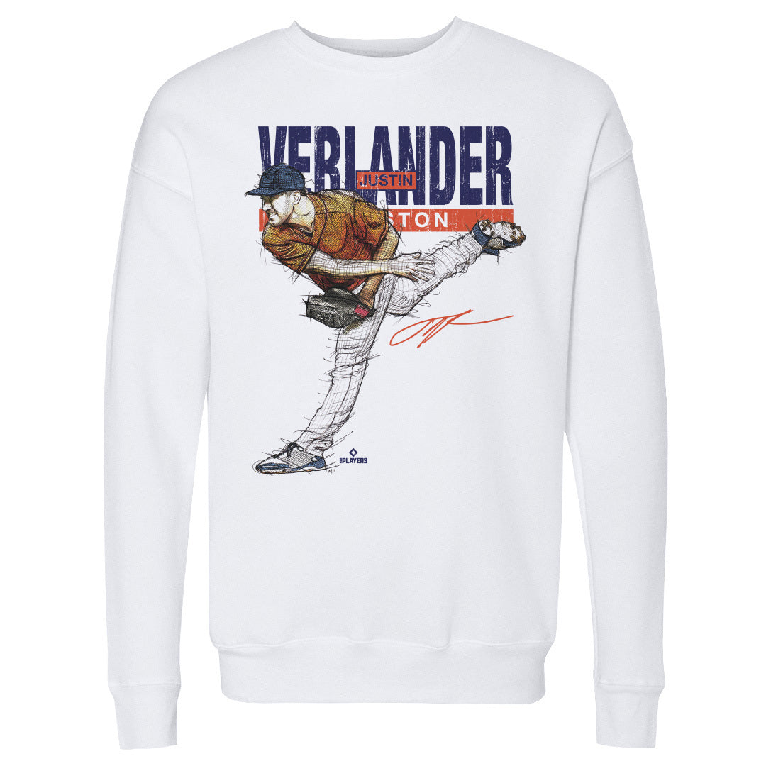 Justin Verlander Men&#39;s Crewneck Sweatshirt | 500 LEVEL