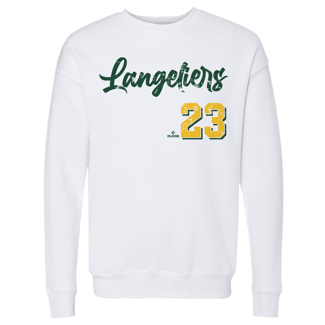 Shea Langeliers Men&#39;s Crewneck Sweatshirt | 500 LEVEL