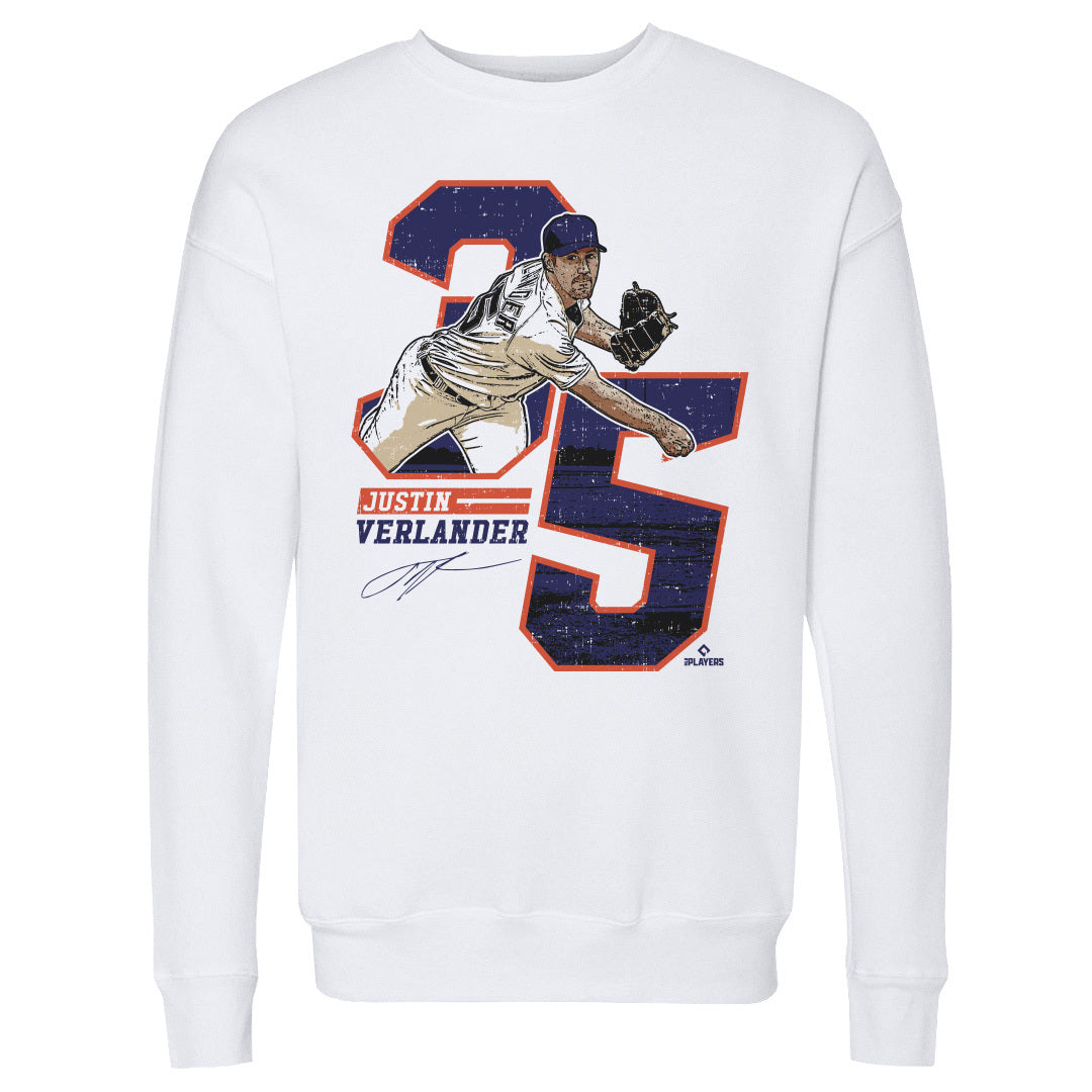 Justin Verlander Men&#39;s Crewneck Sweatshirt | 500 LEVEL