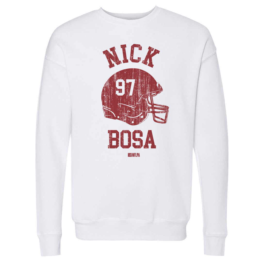 Nick Bosa Men&#39;s Crewneck Sweatshirt | 500 LEVEL