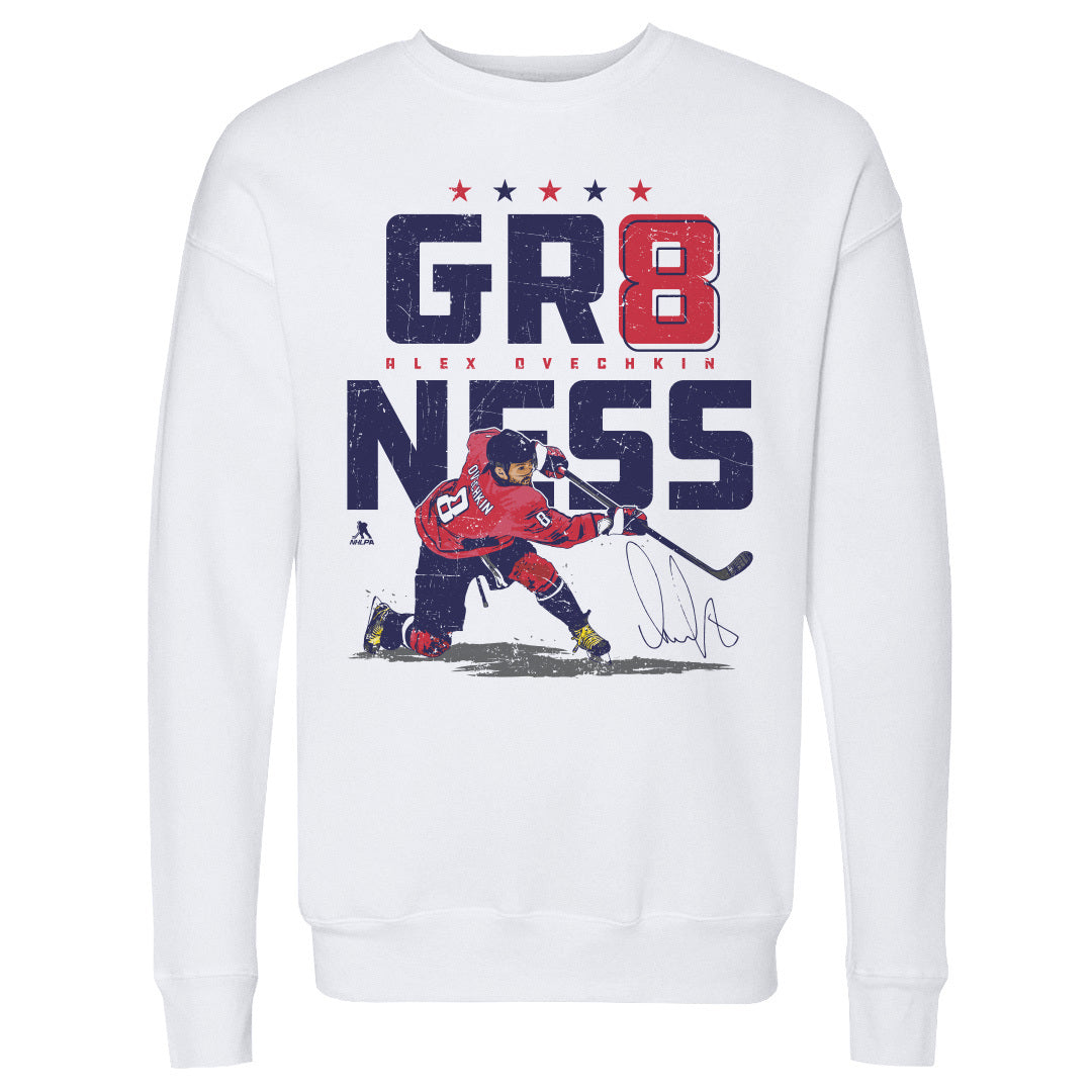 Alex Ovechkin Men&#39;s Crewneck Sweatshirt | 500 LEVEL