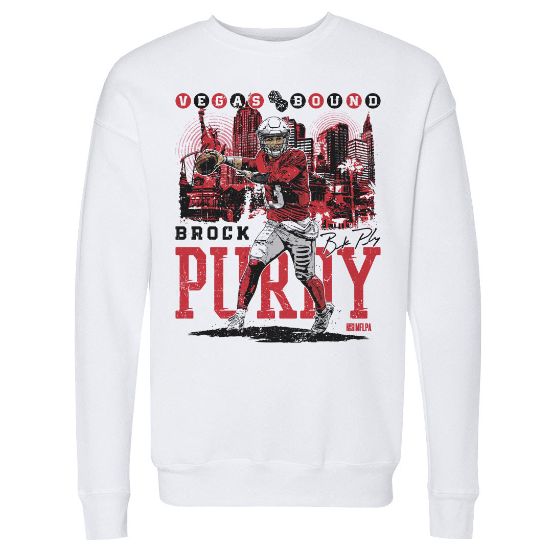 Brock Purdy Men&#39;s Crewneck Sweatshirt | 500 LEVEL