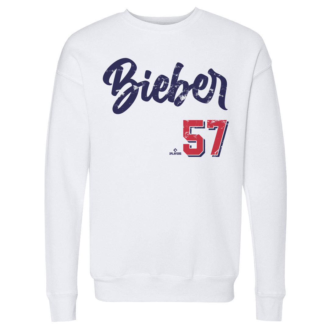 Shane Bieber Men&#39;s Crewneck Sweatshirt | 500 LEVEL