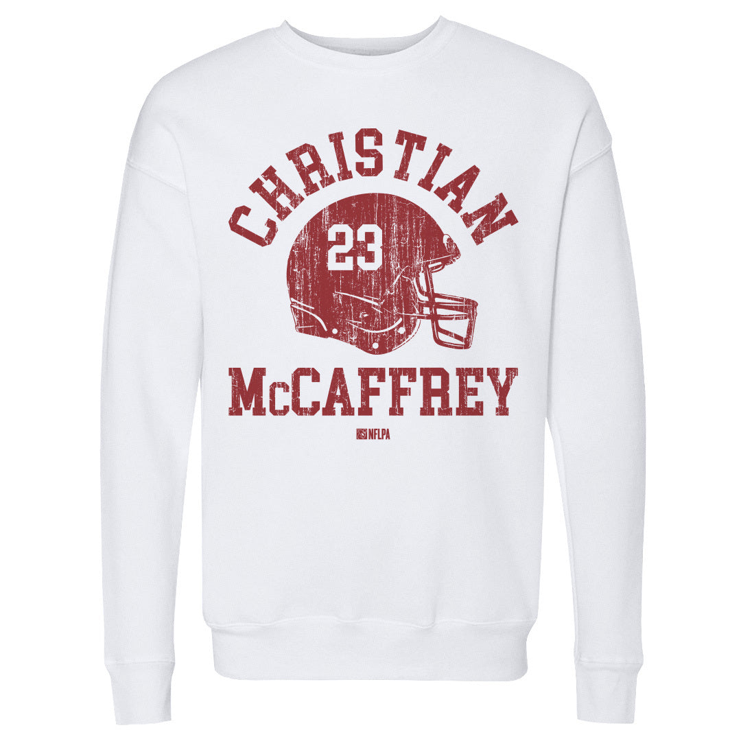 Christian McCaffrey Men&#39;s Crewneck Sweatshirt | 500 LEVEL