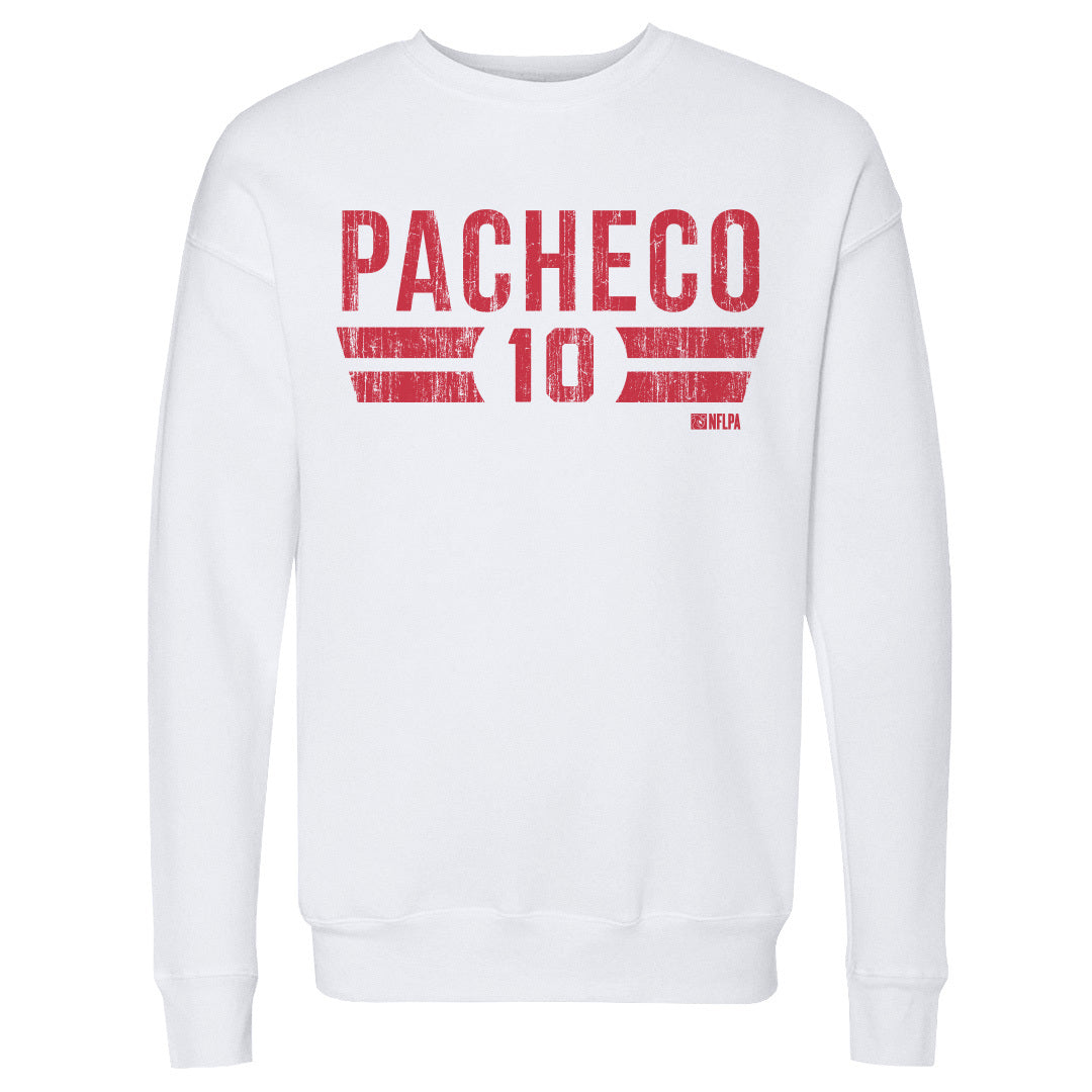 Isiah Pacheco Men&#39;s Crewneck Sweatshirt | 500 LEVEL