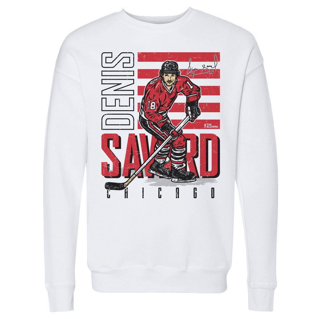 Denis Savard Men&#39;s Crewneck Sweatshirt | 500 LEVEL