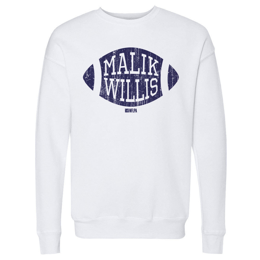 Malik Willis Men&#39;s Crewneck Sweatshirt | 500 LEVEL