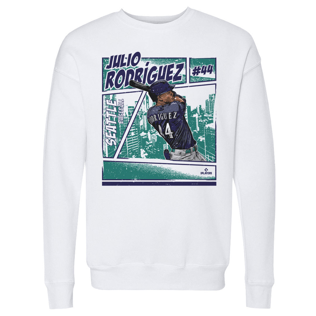 Julio Rodriguez Men&#39;s Crewneck Sweatshirt | 500 LEVEL