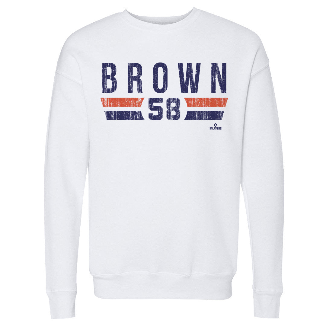 Hunter Brown Men&#39;s Crewneck Sweatshirt | 500 LEVEL