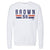 Hunter Brown Men's Crewneck Sweatshirt | 500 LEVEL