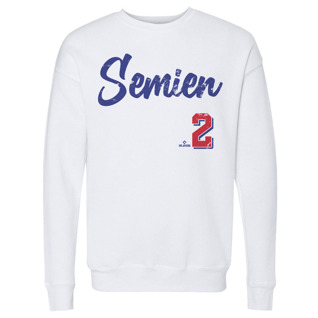 Marcus Semien Men&#39;s Crewneck Sweatshirt | 500 LEVEL