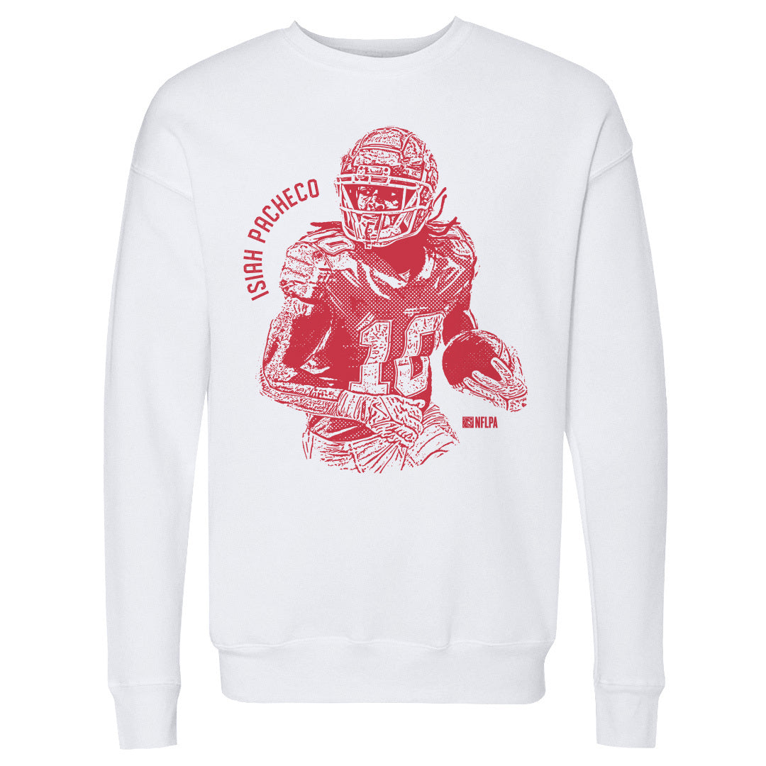 Isiah Pacheco Men&#39;s Crewneck Sweatshirt | 500 LEVEL