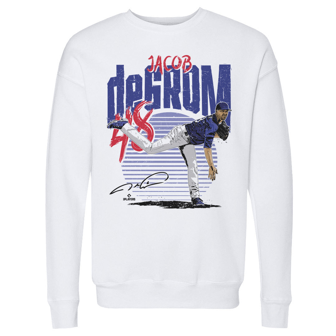 Jacob deGrom Men&#39;s Crewneck Sweatshirt | 500 LEVEL