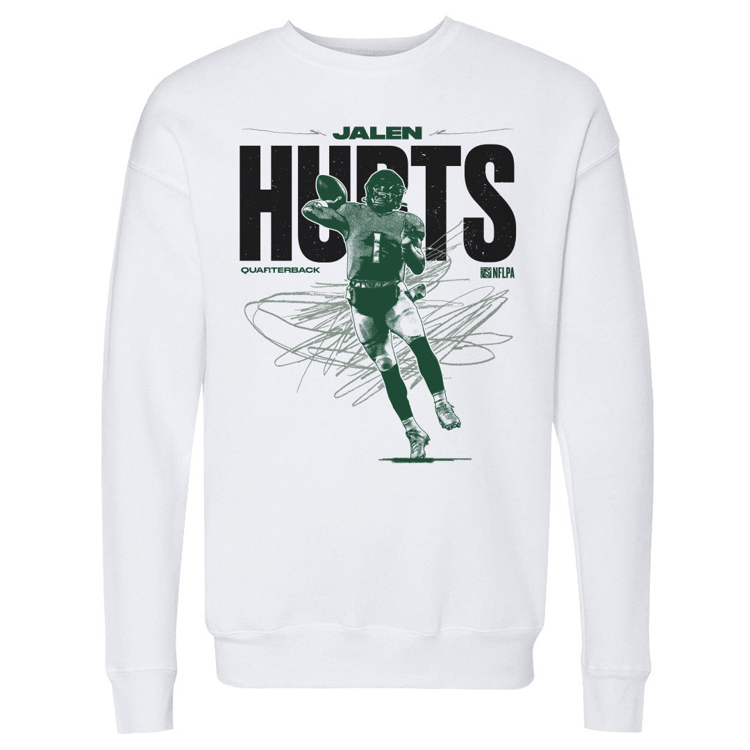 Jalen Hurts Men&#39;s Crewneck Sweatshirt | 500 LEVEL