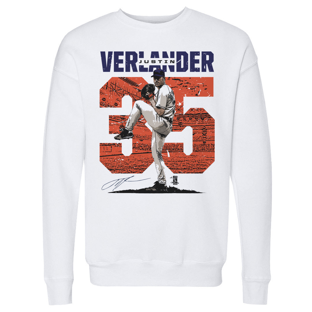 Justin Verlander Men&#39;s Crewneck Sweatshirt | 500 LEVEL