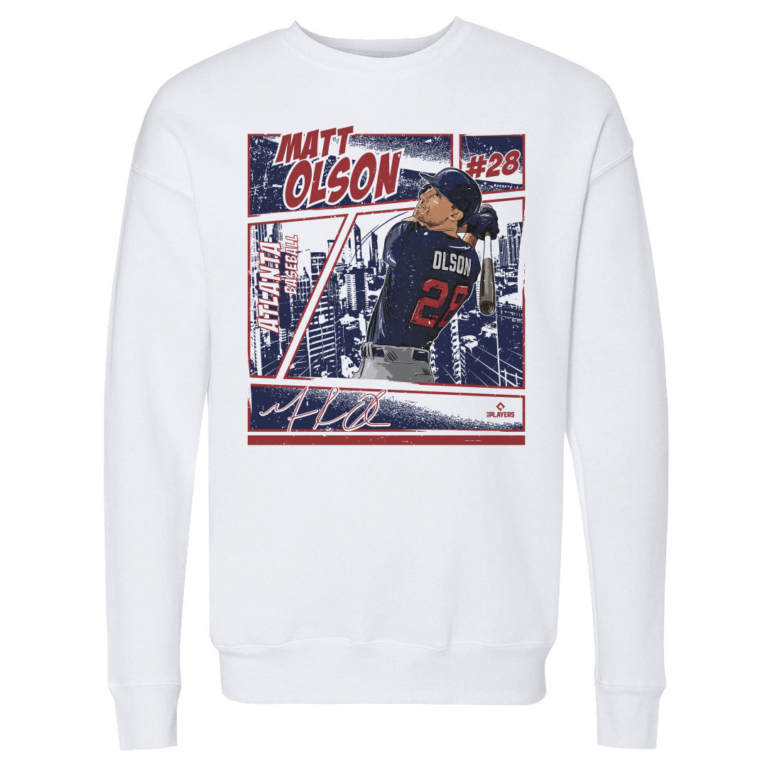 Matt Olson Men&#39;s Crewneck Sweatshirt | 500 LEVEL