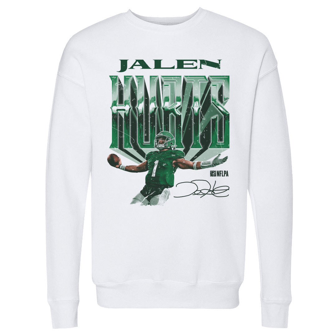 Jalen Hurts Men&#39;s Crewneck Sweatshirt | 500 LEVEL