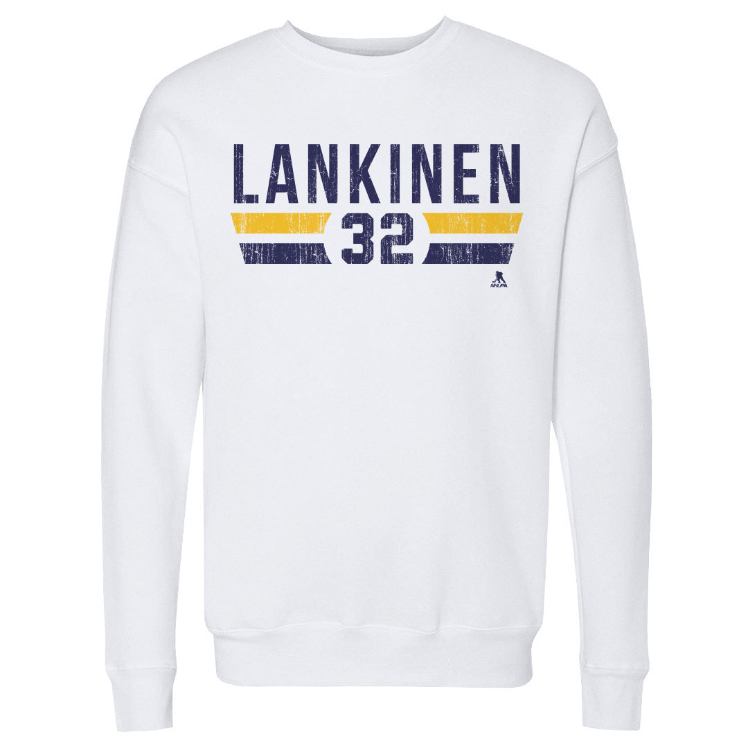 Kevin Lankinen Men&#39;s Crewneck Sweatshirt | 500 LEVEL