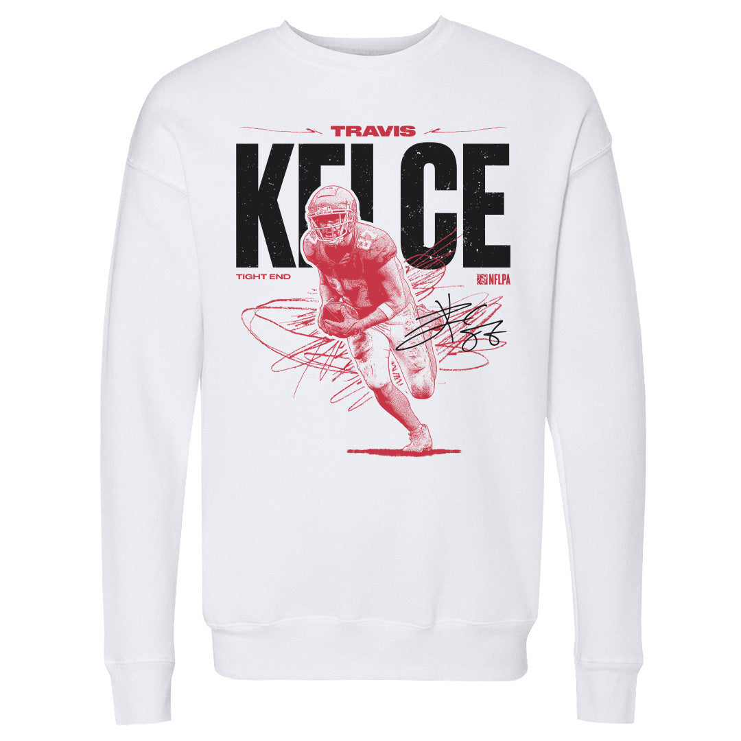 Travis Kelce Men's Crewneck Sweatshirt PC850, Kansas City Football Men's  Crewneck Sweatshirt