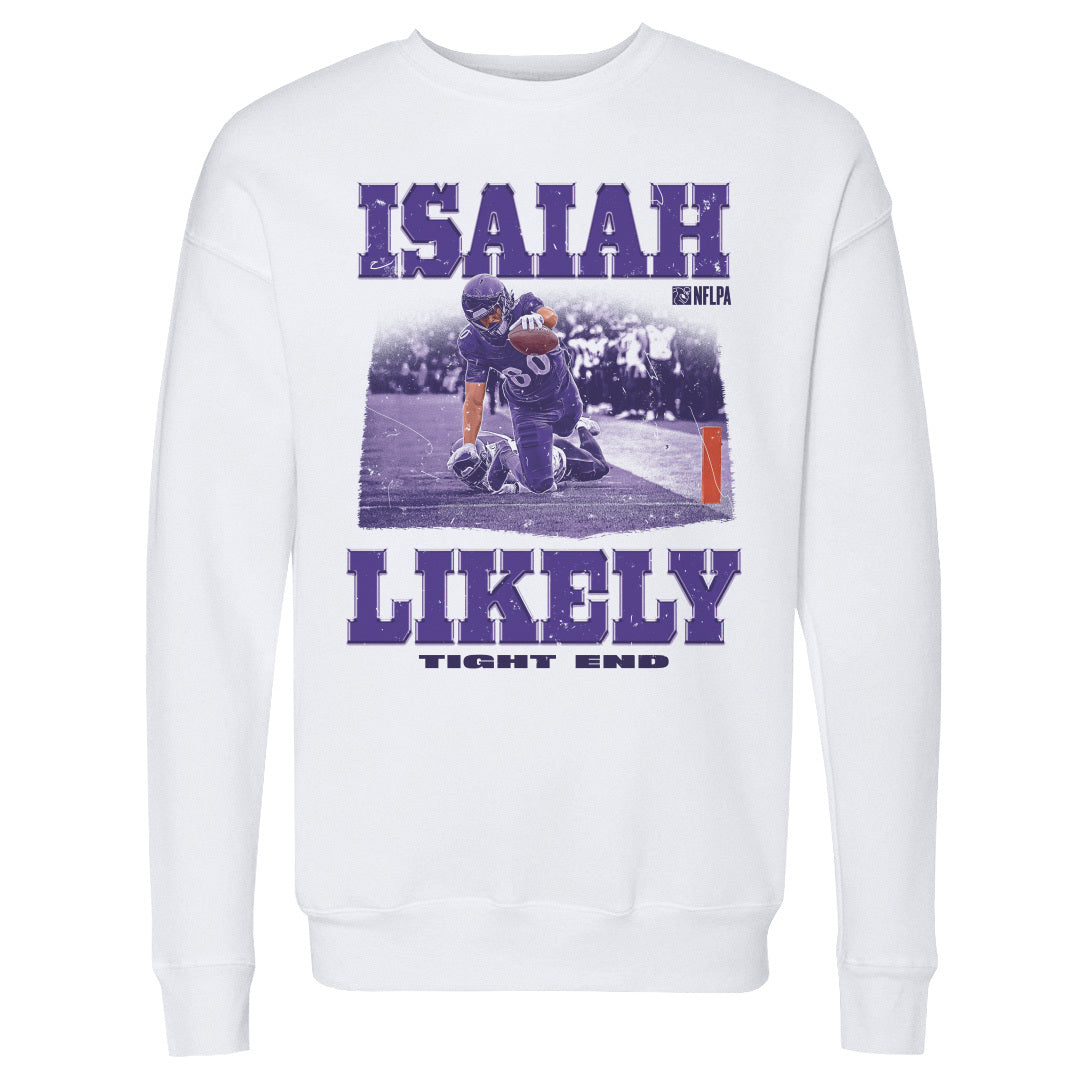 Isaiah Likely Men&#39;s Crewneck Sweatshirt | 500 LEVEL