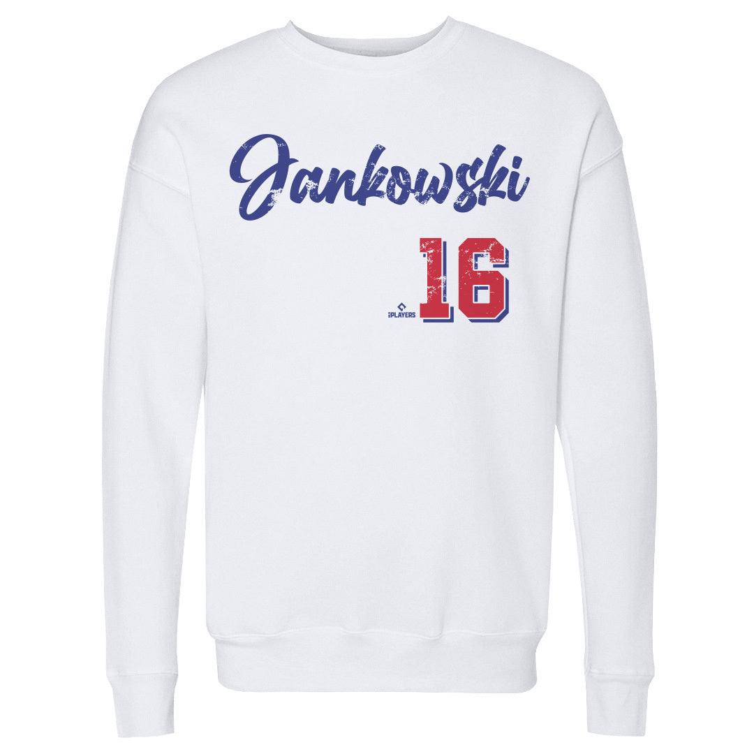 Travis Jankowski Men&#39;s Crewneck Sweatshirt | 500 LEVEL