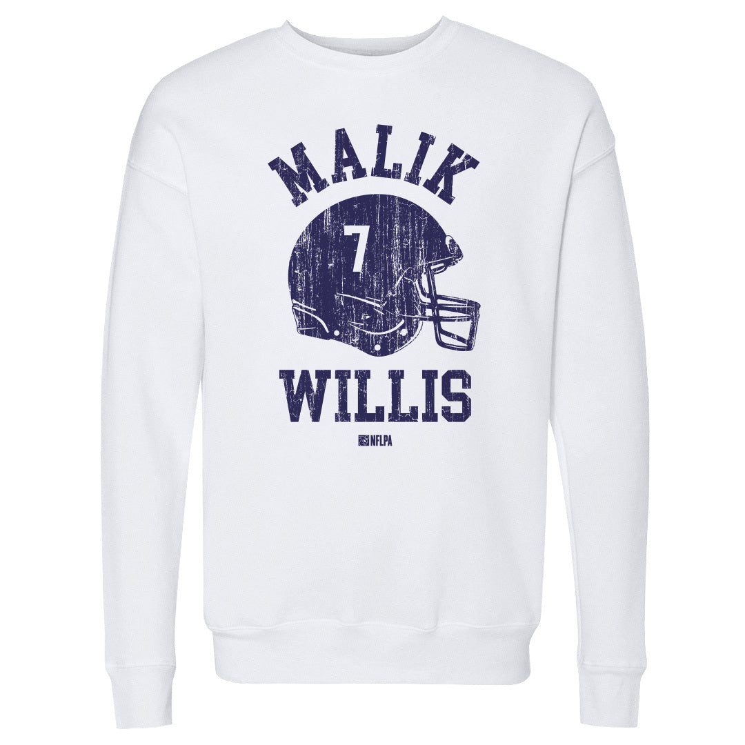 Malik Willis Men&#39;s Crewneck Sweatshirt | 500 LEVEL