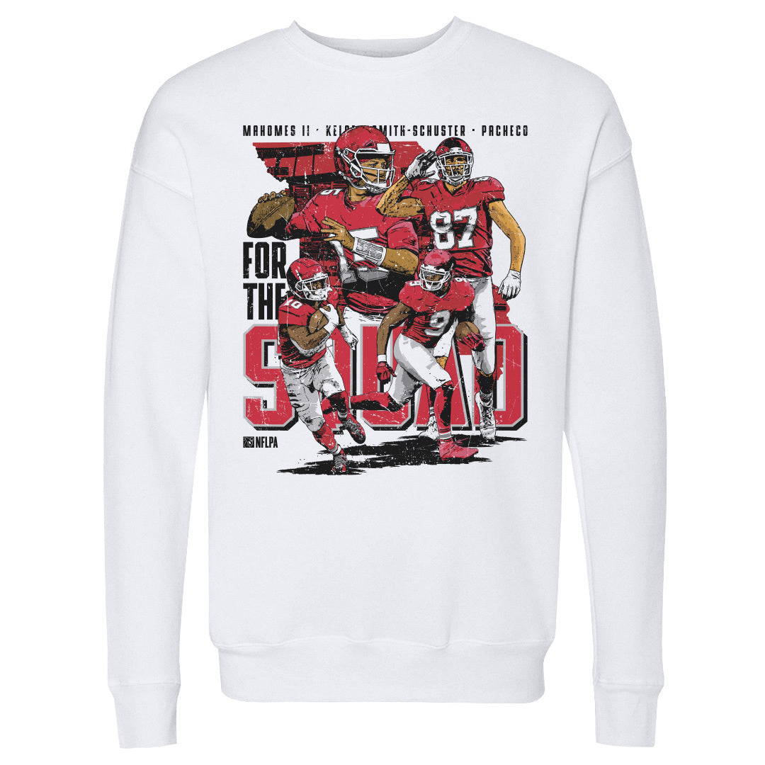 Patrick Mahomes Men&#39;s Crewneck Sweatshirt | 500 LEVEL