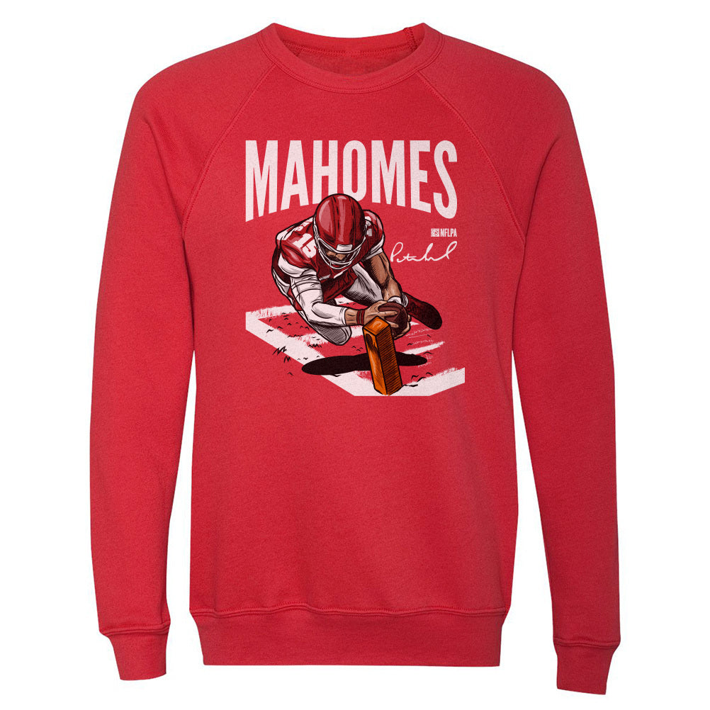 Patrick Mahomes Men&#39;s Crewneck Sweatshirt | 500 LEVEL