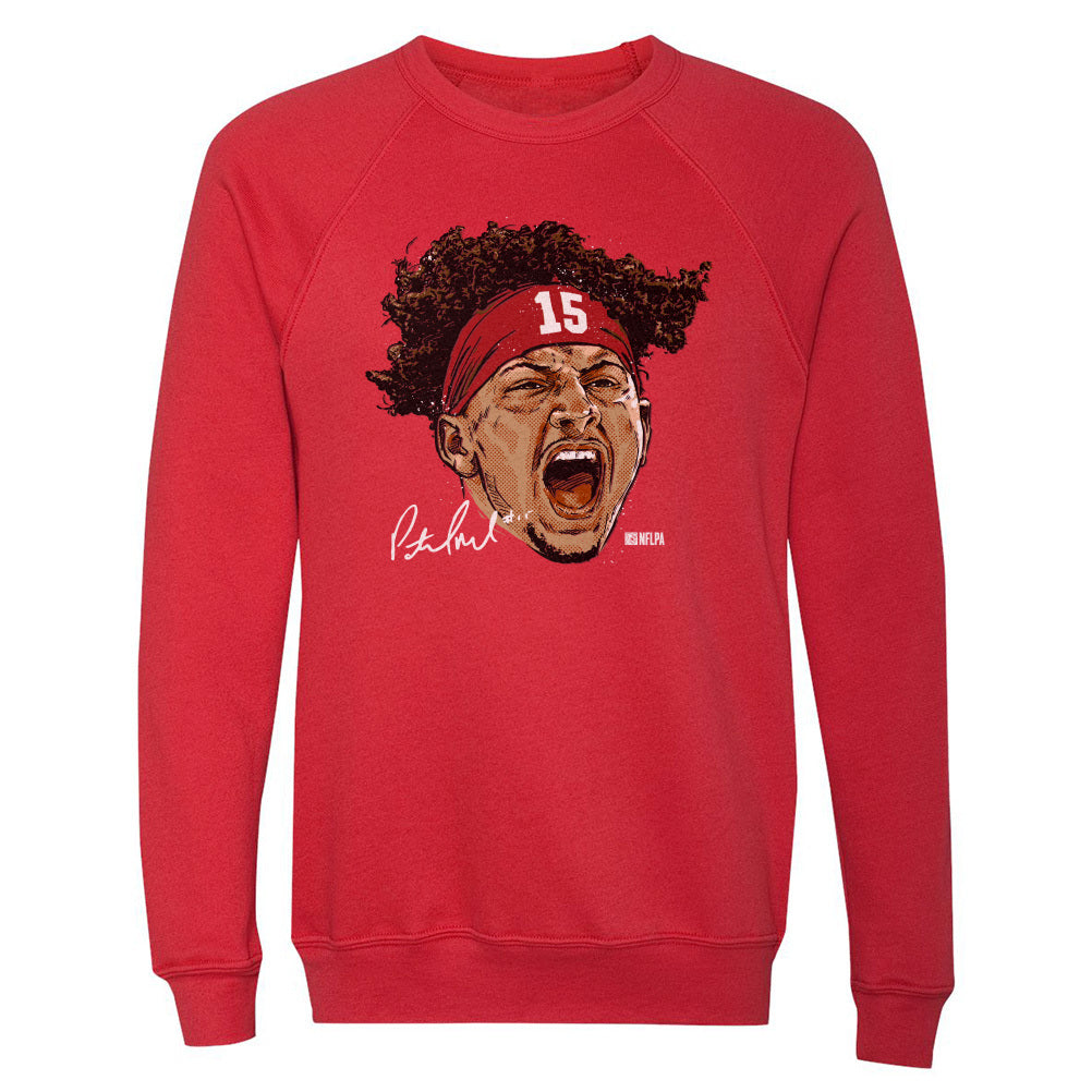 Patrick Mahomes Men&#39;s Crewneck Sweatshirt | 500 LEVEL