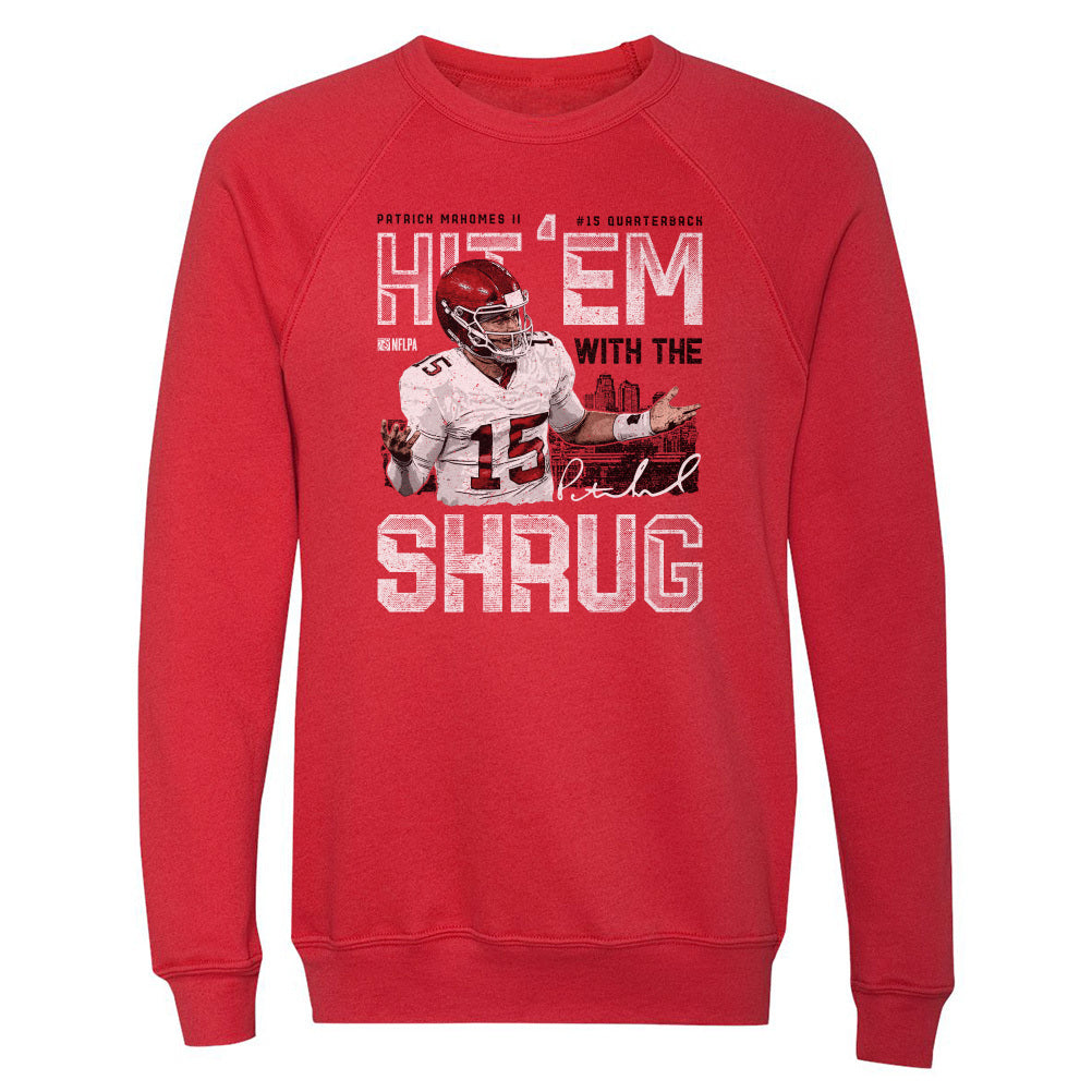 Patrick Mahomes Men&#39;s Crewneck Sweatshirt | 500 LEVEL